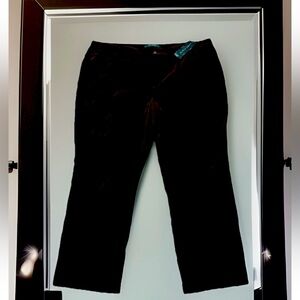 Lauren Ralph Lauren Brown Velvet Pants 
Women’s Plus Size 22W original !96